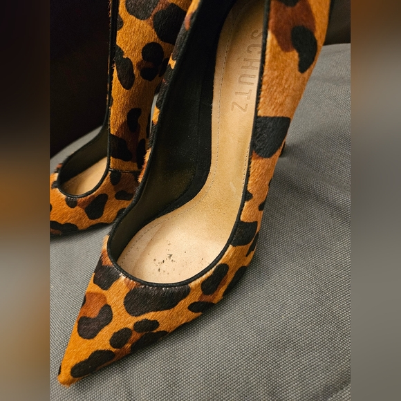 SCHUTZ Animal Print Heels - Picture 8 of 15